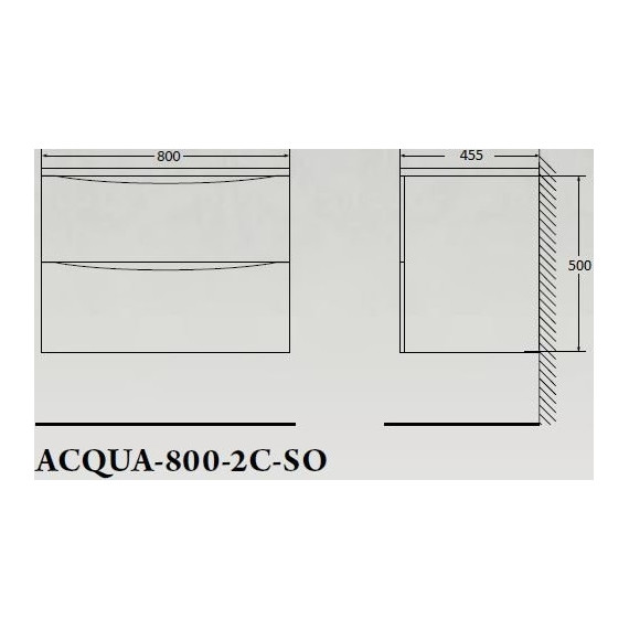 Тумба подвесная с раковиной BelBagno ACQUA-800-2C-SO-CVG 80 см, Cemento Verona Grigio, Цвет фасада: Cemento Verona Grigio - 7 Тумба подвесная с раковиной BelBagno ACQUA-800-2C-SO-CVG 80 см, Cemento Verona Grigio, Цвет фасада: Cemento Verona Grigio фото 7
