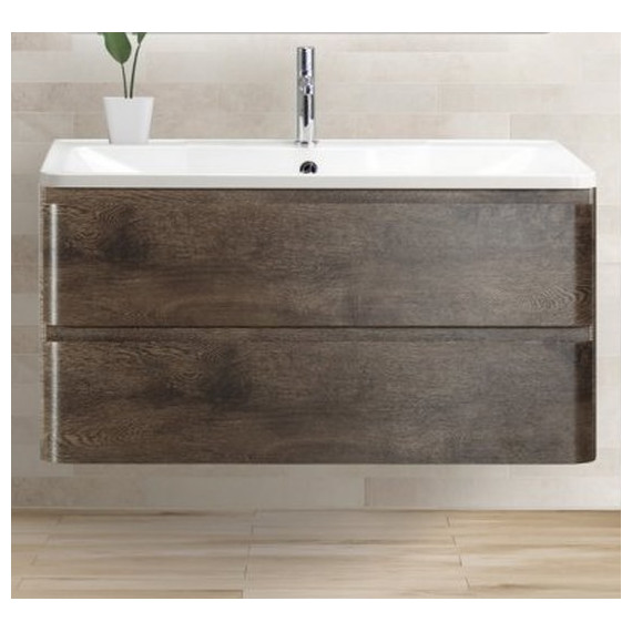 Тумба подвесная с раковиной BelBagno ALBANO-800-2C-SO-RNG 80 см, Rovere Nature Grigio, Цвет фасада: Rovere Nature Grigio фото 