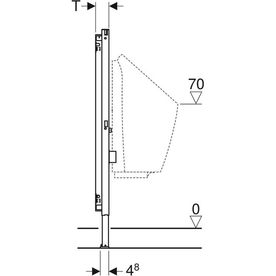 Инсталляция для писсуара Geberit Duofix 111.686.00.1 фото 3
