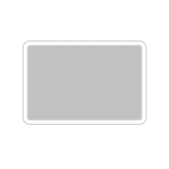 Зеркало BelBagno SPC-MAR-900-600-LED-BTN 90 см фото 