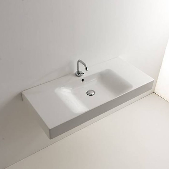 Раковина подвесная Kerasan Cento 100 см 355001*1 фото 2