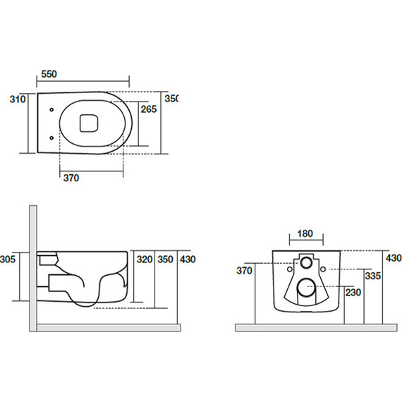 Унитаз подвесной безободковый Kerasan Nolita 531481, коричневый орех - 2 Унитаз подвесной безободковый Kerasan Nolita 531481, коричневый орех фото 2