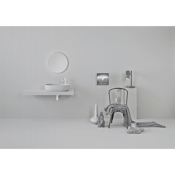 Раковина-чаша Kerasan Nolita 60 см 534330*0, белый матовый - 3 Раковина-чаша Kerasan Nolita 60 см 534330*0, белый матовый фото 3