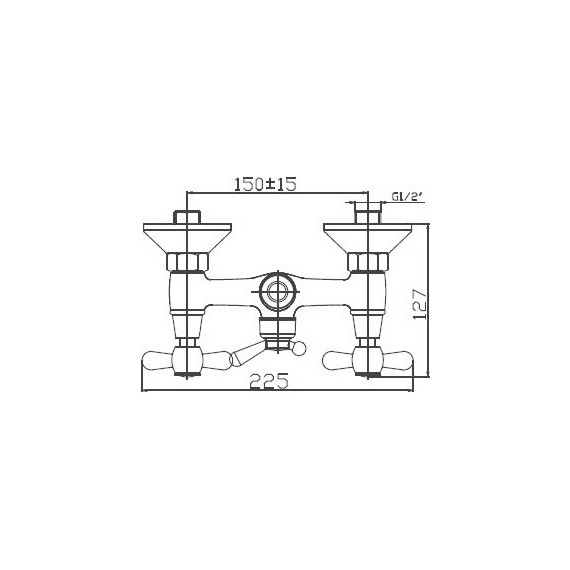 Смеситель для ванны Haiba HB2125 фото 3