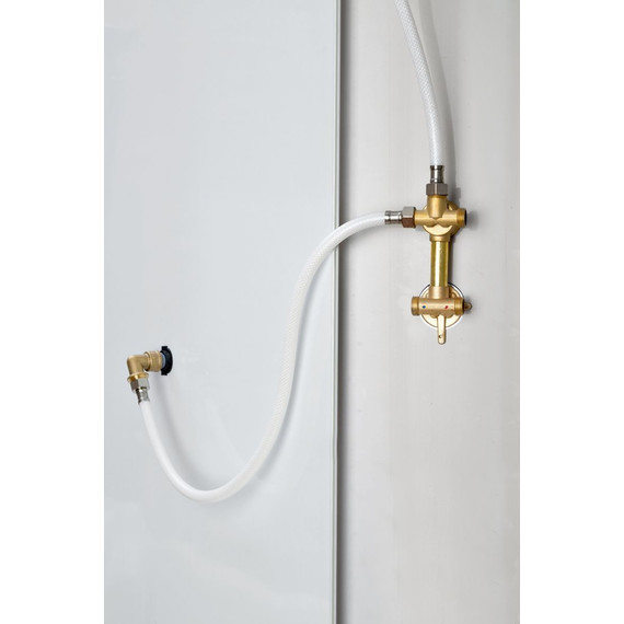 Гидробокс Deto EM1511RLed 110х80 см, хром/узор (безсиликоновая сборка) фото 4