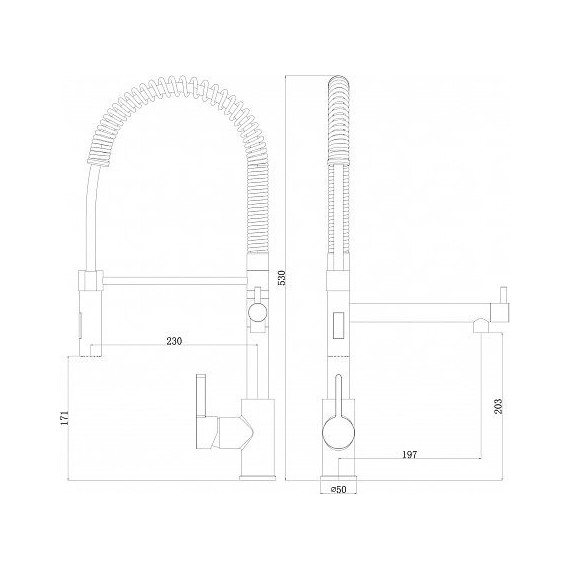 Смеситель для кухни Florentina Akba FL 333.31Н.2113.910, хром фото 2