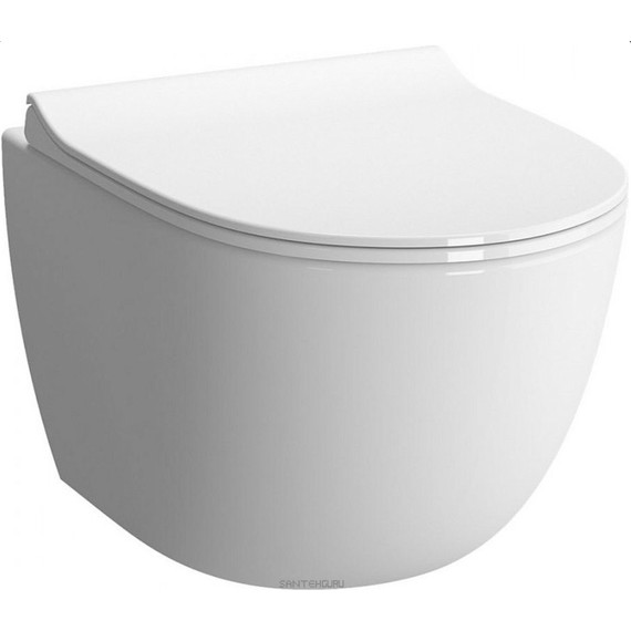 Унитаз подвесной Vitra Sento Rim-ex 7748B003-0075, Цвет производителя: белый фото 