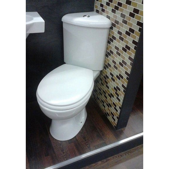 Унитаз угловой Vitra ARKITEKT 9754B003-7201 с крышкой микролифт - 2 Унитаз угловой Vitra ARKITEKT 9754B003-7201 с крышкой микролифт фото 2