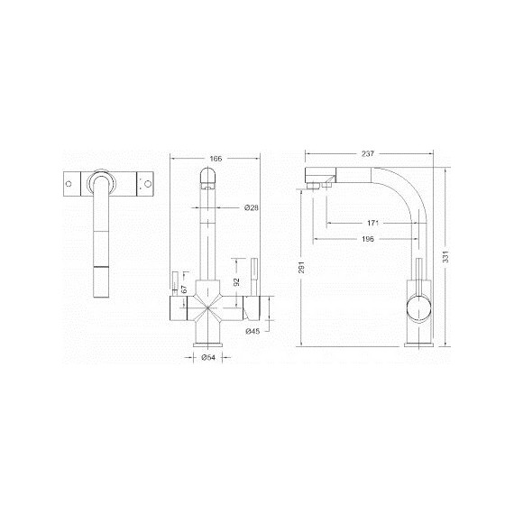 Смеситель для кухни Bravat Palace F729261CP-RUS - 5 Смеситель для кухни Bravat Palace F729261CP-RUS фото 5