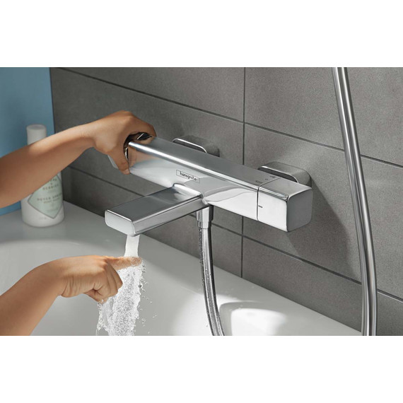 Смеситель для ванны с термостатом Hansgrohe Ecostat E 15774000 - 4 Смеситель для ванны с термостатом Hansgrohe Ecostat E 15774000 фото 4