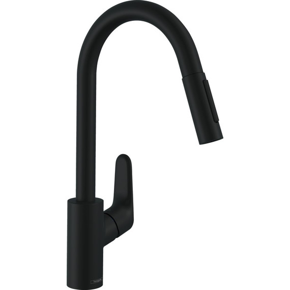 Смеситель для кухни Hansgrohe Focus 240 31815670, черный фото 