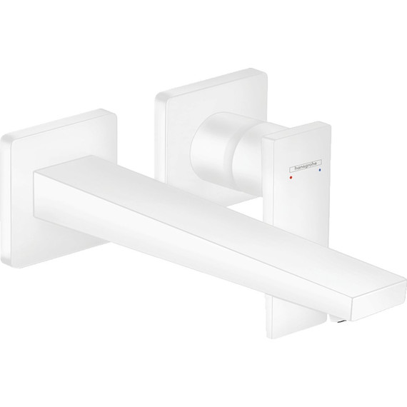 Смеситель для раковины настенный Hansgrohe Metropol 32526700, белый фото 