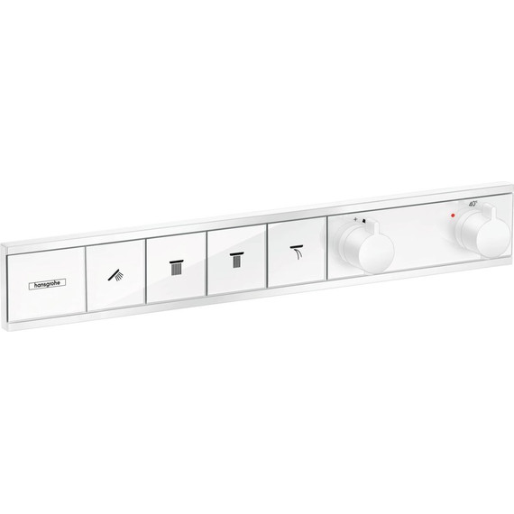 Смеситель для душа с термостатом Hansgrohe RainSelect 15382700, белый фото 