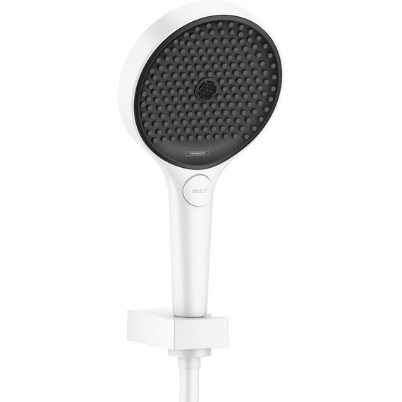 Душевой гарнитур Hansgrohe Rainfinity 130 3jet 160 cm 26851700, белый матовый фото 