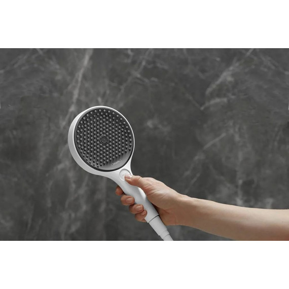 Душевой гарнитур Hansgrohe Rainfinity 130 3jet 160 cm 26851700, белый матовый - 2 Душевой гарнитур Hansgrohe Rainfinity 130 3jet 160 cm 26851700, белый матовый фото 2