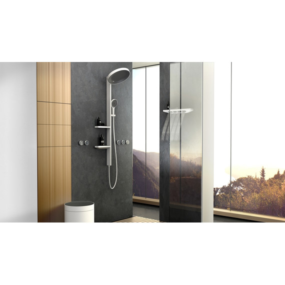 Душевая система Hansgrohe Rainfinity Showerpipe 360 1jet 26842700, белый фото 4