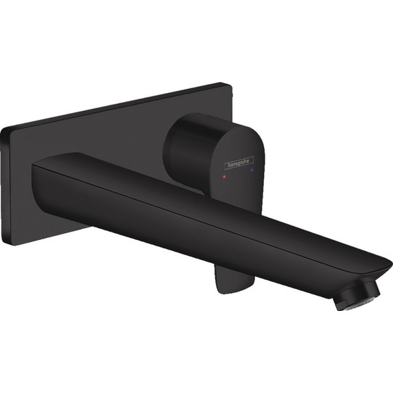 Смеситель для раковины настенный Hansgrohe Talis E 71734670, черный фото 