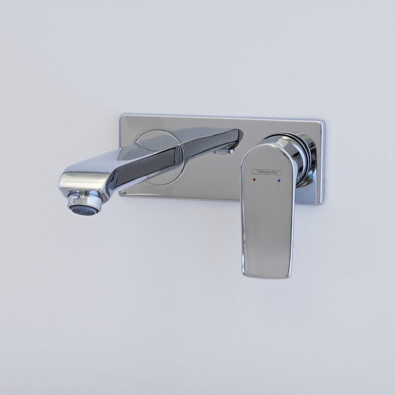 Смеситель для раковины настенный Hansgrohe Metris 31085000 фото 4