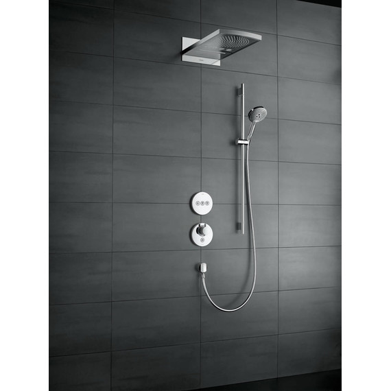 Переключатель потоков на три потребителя Hansgrohe ShowerSelect 15745000 - 2 Переключатель потоков на три потребителя Hansgrohe ShowerSelect 15745000 фото 2