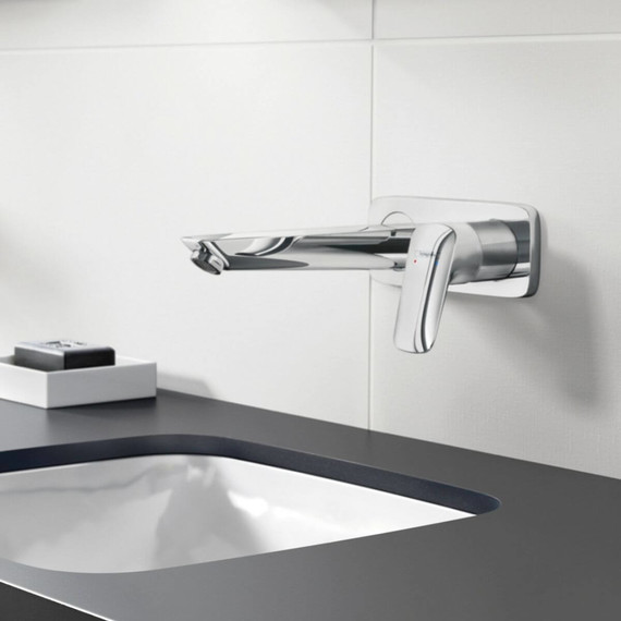 Смеситель для раковины настенный Hansgrohe Talis E 71734000 фото 2