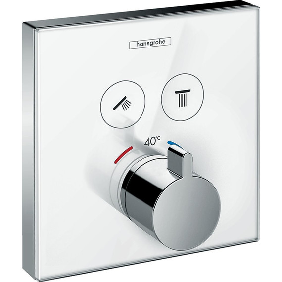 Термостат для душа Hansgrohe Shower Select 15738400, белый/хром фото 