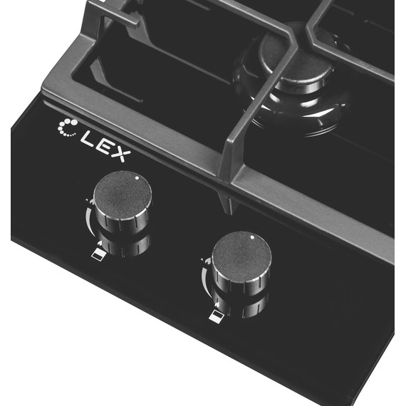 Газовая варочная поверхность Lex GVG 321 BL CHAO000175, Domino - 4 Газовая варочная поверхность Lex GVG 321 BL CHAO000175, Domino фото 4