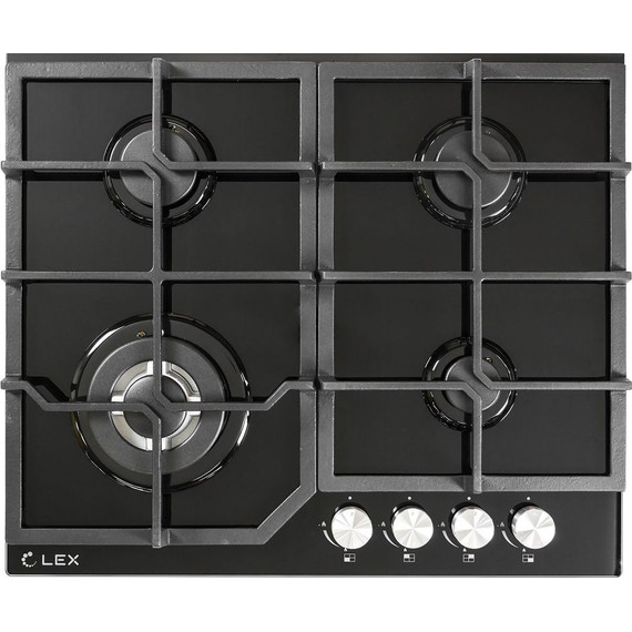 Газовая варочная поверхность Lex GVG 640-1 BL CHAO000176 фото 
