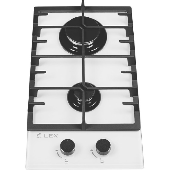 Газовая варочная поверхность Lex GVG 321 WH CHAO000204, Domino фото 
