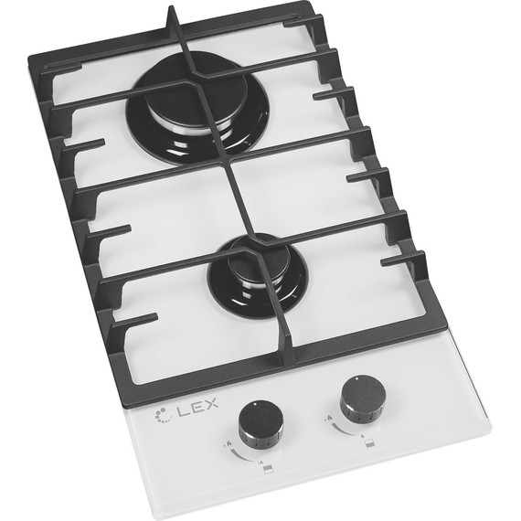 Газовая варочная поверхность Lex GVG 321 WH CHAO000204, Domino - 2 Газовая варочная поверхность Lex GVG 321 WH CHAO000204, Domino фото 2