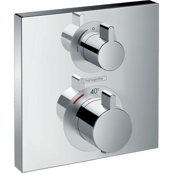 Смеситель для душа с термостатом Hansgrohe Ecostat Square 15712000 фото 