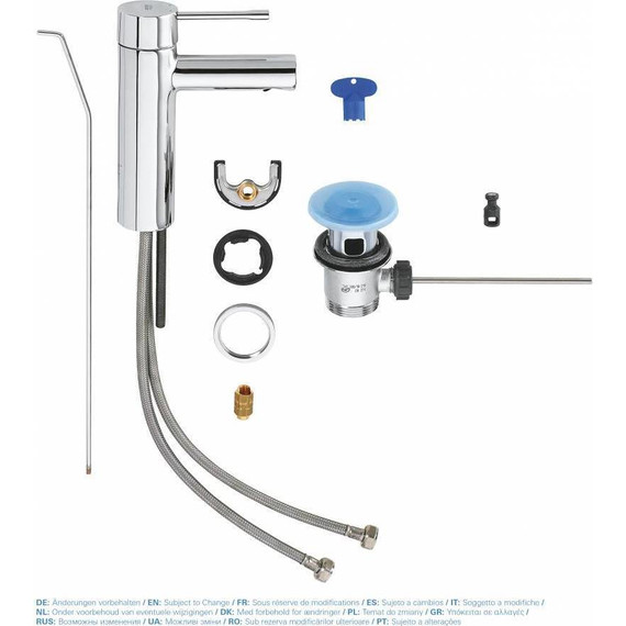 Смеситель для раковины Grohe Essence New 32898001 фото 2