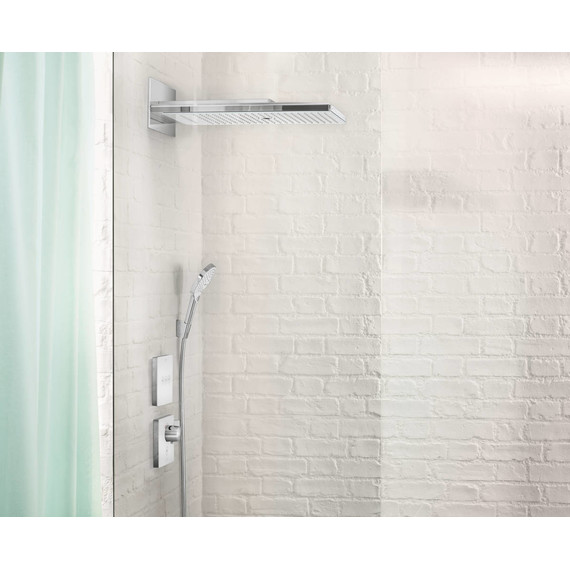 Термостат для душа Hansgrohe ShowerSelect Highflow 15735400, белый/хром фото 2