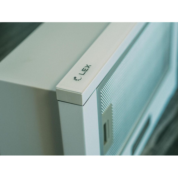 Вытяжка Lex Hubble G 500 White CHAT000034 (белое стекло) - 5 Вытяжка Lex Hubble G 500 White CHAT000034 (белое стекло) фото 5