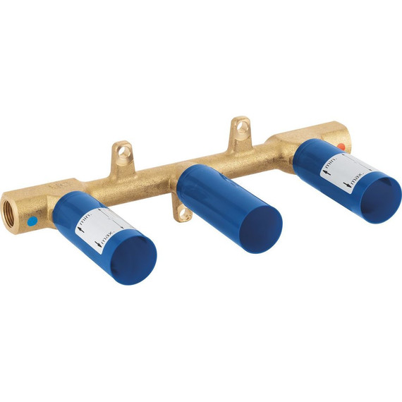 Скрытая часть для однорычажного смесителя на 3 отверстия Grohe Non Rapido Classic 29025002 фото 3