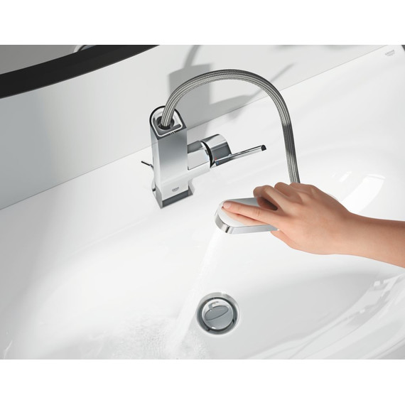Смеситель для раковины с выдвижным изливом Grohe Plus 23843003 - 2 Смеситель для раковины с выдвижным изливом Grohe Plus 23843003 фото 2