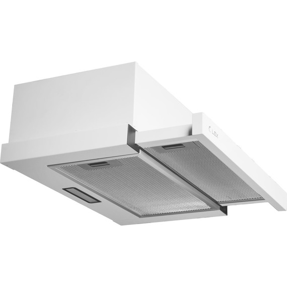 Вытяжка Lex Hubble G 2M 600 White CHAT000059 (белое стекло) фото 2