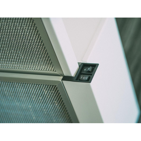 Вытяжка Lex Hubble G 2M 600 White CHAT000059 (белое стекло) фото 4