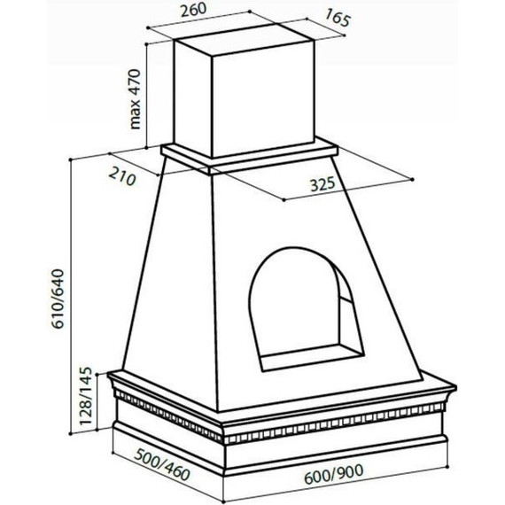 Вытяжка Lex Ancona 900 Ivory RUVI000421 - 7 Вытяжка Lex Ancona 900 Ivory RUVI000421 фото 7