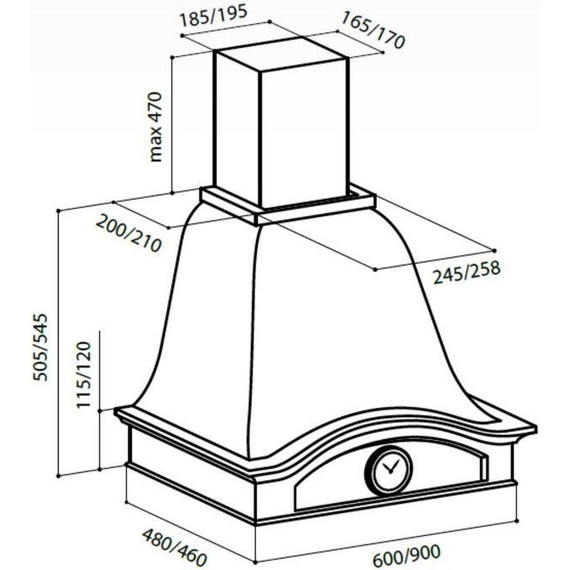 Вытяжка Lex Palermo 900 Ivory RUVI000426 - 7 Вытяжка Lex Palermo 900 Ivory RUVI000426 фото 7