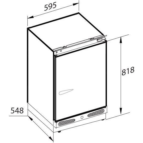 Встраиваемый холодильник Zigmund & Shtain BR 02 X - 8 Встраиваемый холодильник Zigmund & Shtain BR 02 X фото 8