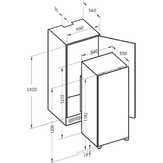 Встраиваемый холодильник Zigmund & Shtain BR 12.1221 SX - 6 Встраиваемый холодильник Zigmund & Shtain BR 12.1221 SX фото 6
