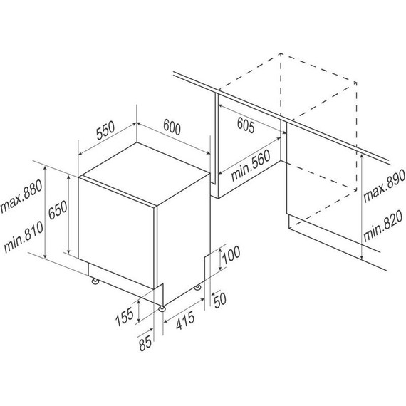 Встраиваемая посудомоечная машина Zigmund & Shtain DW 169.6009 X - 2 Встраиваемая посудомоечная машина Zigmund & Shtain DW 169.6009 X фото 2