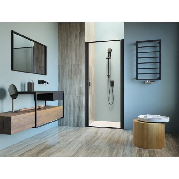 Душевая дверь Radaway Nes Black DWJ I Frame 80 см 10026080-54-56R, черный/прозрачное - 2 Душевая дверь Radaway Nes Black DWJ I Frame 80 см 10026080-54-56R, черный/прозрачное фото 2