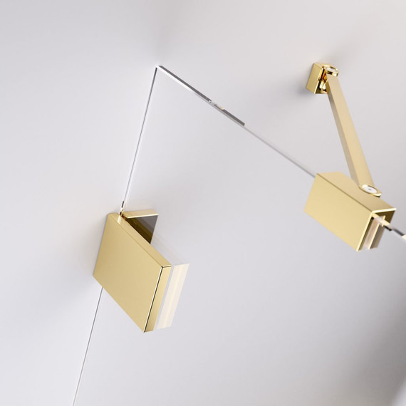 Душевая дверь Radaway Essenza Pro Gold DWJ 100 см 10099100-09-01L, золото/прозрачное - 6 Душевая дверь Radaway Essenza Pro Gold DWJ 100 см 10099100-09-01L, золото/прозрачное фото 6