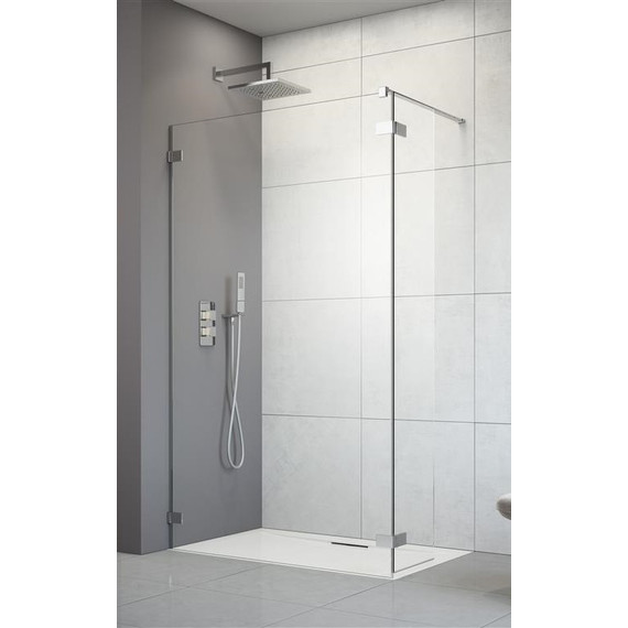 Душевая перегородка Radaway Arta Walk-in 130х200 см L (стекло 8 мм), хром/прозрачное фото 