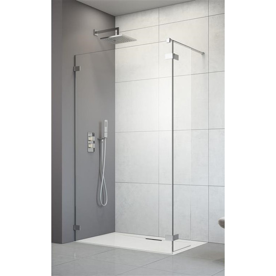 Душевая перегородка Radaway Arta Walk-in 110х200 см L (стекло 8 мм), хром/прозрачное фото 