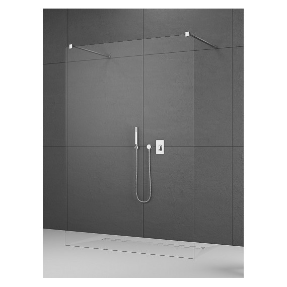 Душевая перегородка Radaway Modo X I 120х200 см 388324-01-01 (стекло 10 мм), хром/прозрачное фото 