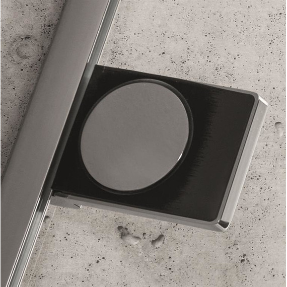 Душевая перегородка Radaway Euphoria Walk-in V 80х200 см 383110-01-01 (стекло 8 мм) , хром/прозрачное фото 5