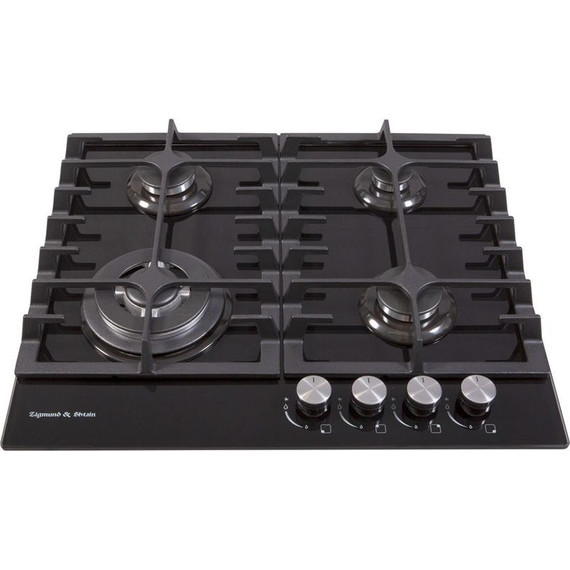 Газовая варочная поверхность Zigmund & Shtain MN 197.61 B (чёрное стекло) фото 2