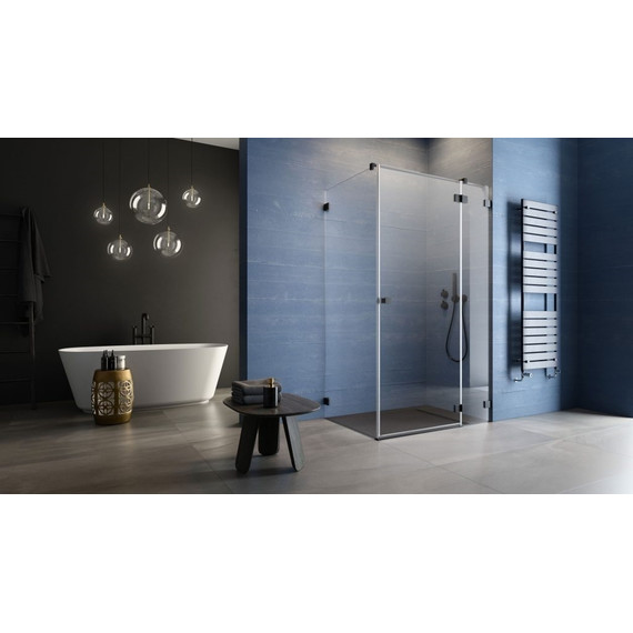 Душевое ограждение Radaway Essenza Pro Black KDJ 120х80 см R, черный/прозрачное фото 2